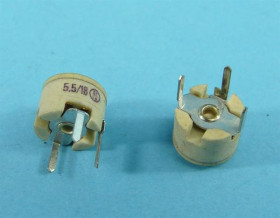 5,5-18pF 10,0mm TRYMER CERAM. NR-4