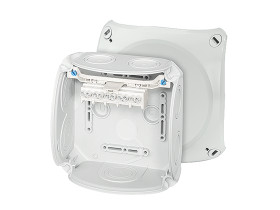 Skrzynka zaciskowa Polipropylen 77 x 130 x 130mm Szary IP66 HENSEL