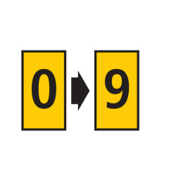 Oznacznik kabli z klipsem Zatrzask HellermannTyton zakres 2.8 → 3.8mm ilość 1000pack