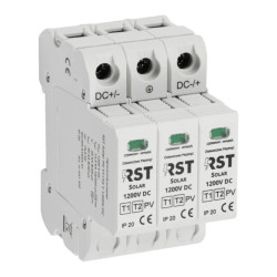 Ogranicznik przepięć T1+T2 DC, RST Solar PV T1+T2 G 1200V DC 641 502