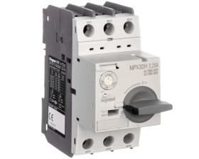 Wyłącznik silnikowy 3P 0,6kW 0,16-0,25A MPX3 32H 417321