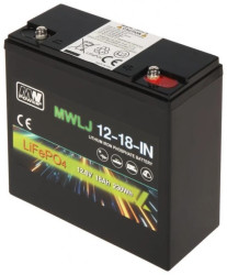 Akumulator LiFePO4 12,8V 18Ah MWLJ 12-18-IN M4