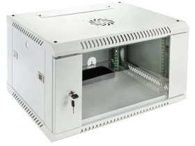 Szafa wisząca RACK 19 cali 6U 450mm szara NEKU TS BOX