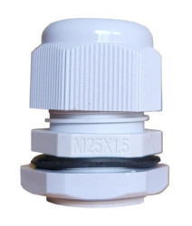 Dławnica kablowa 13-18mm IP67 gwint metryczny jasnoszara M25