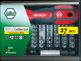 09393 Wiha security special bit, 27-piece
