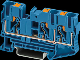 3211485 Continuity terminal, PT 6-Twin blue