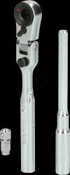 918.1590 1/4" bit articulated reversible ratchet set, 3 pieces