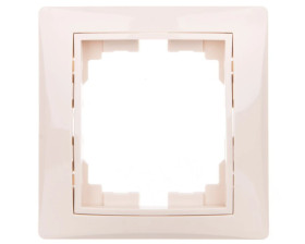 DOMO Ramka pojedyncza pozioma Kremowy 011460003 24821