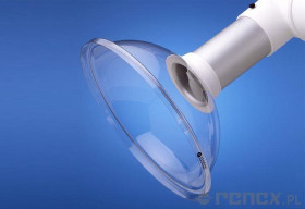 Końcówka pochłaniająca biała - średnica 385 mm