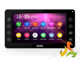 7 calowy wideomonitor z dotykowymi przyciskami czarny VP-829B ZAMEL