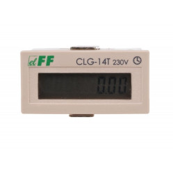 CLG-14T Licznik czasu pracy panelowy, bez resetu 230V AC