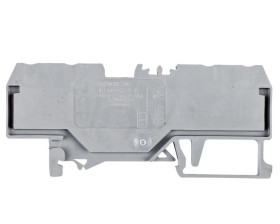 Złączka szynowa 4-przewodowa 2,5mm2 szara 280-833