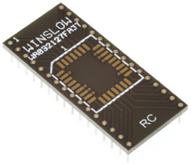 44 pin PLCC PADS to 44 pin DIP adapter