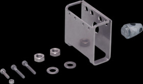 Mounting kit, with device protection, round profile, Ø 12 mm for optoelectronic sensors, E21216