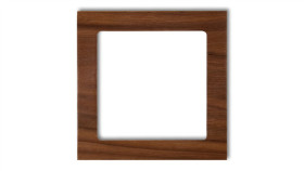 Deco Ramka Pojedyncza - Drewno (Orzech Amerykański) Orzech Amerykański Drd-1E