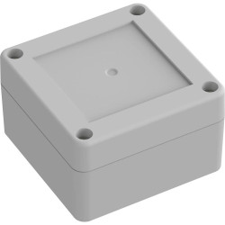 TRU COMPONENTS TC-13865048 Enclosure 75x75x45mm Light Grey ABS
