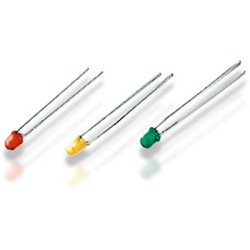 Żarówka sygnalizacyjna LED Biały 3.2V 2-stykowa płytka drukowana LED