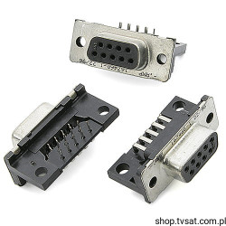 167460-1 D-SUB DB9 Connector THT AMP