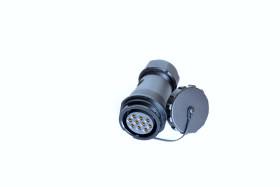 Złącze wielostykowe przemysłowe 16-pinowe Montaż na kablu Wtyczka RS PRO