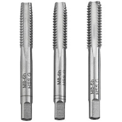 kwb 443304 Tap Tool Kit 3-pc set M4 0.7 DIN 352 HSS polished