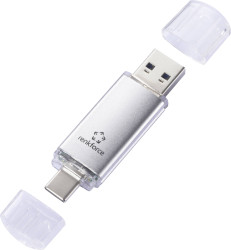 Renkforce RF-USBOS-220 Pendrive USB 32 GB srebrny RF-6684362 USB-A, USB-C®