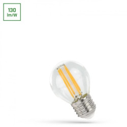 Żarówka LED KULKA E-27 230V 5.5W COG WW CLEAR DIMMABLE SPECTRUM