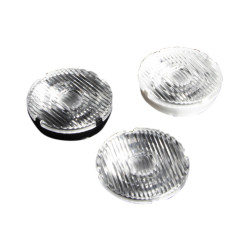 Soczewka LED Eliptyczny, kąt widzenia 50 ° Bezbarwny Metakrylan polimetylu (PMMA) Okrągły, Ledil, seria: Amy 35