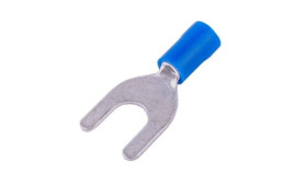 Końcówka Widełkowa Izolowana 2,5 M6 Niebieska 100Szt Sge Kwb6