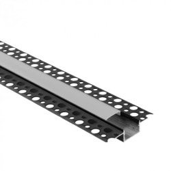 Profil GPS01 podtynkowy czarny + klosz mrożony 1m