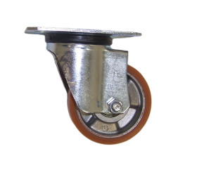 Koło samonastawne średnica kabla 80mm Otwór na śrubę LAG 120kg wysokość całkowita 106mm