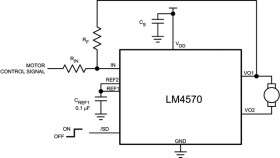 Haptic driver for ERM with bi-directional drive