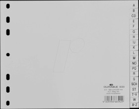 650010 Plastic dividers A4, landscape (A - Z)