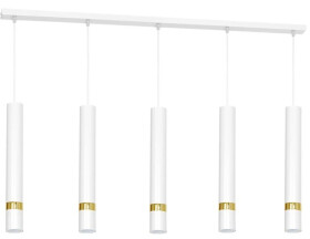Lampa wisząca JOKER WHITE/GOLD 5xGU10 MLP6122 Milagro