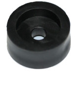 NOGA-G-D Nóżka gumowa, przykręcana duża - średnica 20mm; wysokość 8.3mm - czarna