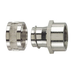 HellermannTyton 166-31300pcs16-FF-M20-NPB-ML Hose tail brass M20 straight