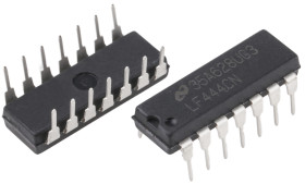 LF444CN/NOPB Wzmacniacz operacyjny Texas Instruments Otwór przelotowy 4 MDIP 1 MHz 18 V 14-pinowy