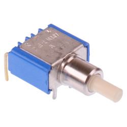 18235WCD5 On-(On) Right Angle Momentary PCB Push Button Switch SPDT 0.1A 30VDC