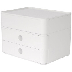 HAN 1100-12 SMART-BOX PLUS ALLISON Desk drawer box White No. of drawers: 2