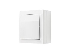 SIMON AQUACLICK Wyłącznik schodowy bez piktogramu zaciski śrubowe IP44 biały ACW6/X/11 KONTAKT SIMON