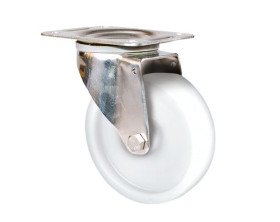 Koło samonastawne średnica kabla 160mm Płyta Guitel Hervieu 300kg wysokość całkowita 197mm