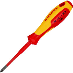 Knipex 98 24 01 SLS VDE Plus/Minus Screwdriver PH/S1 x 80mm - Slim