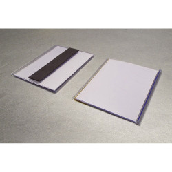 Beaverswood Magnetic Ticket Holder &amp; Cards 80 x 100mm - Pack Of 100