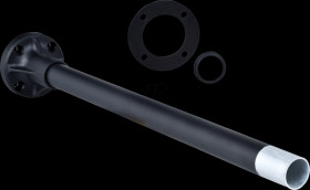 XVBZ03 Support tube with bracket, 400 mm, black