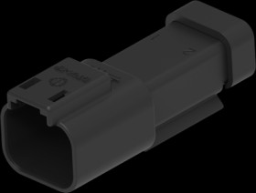 Pin housing, 2 pole, for DEUTSCH DT series, DT04-2P-CE03