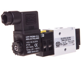Zawór rozdzielający 110V AC 1MPa ZMG 3/2 G1/4 22.0703.3214H