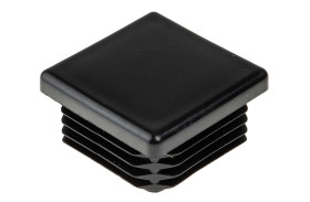 Zaślepka rur kwadratowa Czarny Kwadratowa wtyczka rury