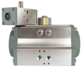 Siłownik zaworu, 2 porty, Pneumatyczne, Dwustronne działanie, 58.56Nm, 3 → 8bar