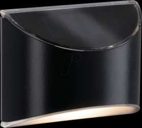 94233 LED solar floodlight, gray, IP44