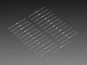 Through-Hole Resistors - 100 ohm 5% 1/4W - Pack of 25