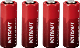 Bateria 23 A VOLTCRAFT, 12 V, 50 mAh, alkaliczno-manganowe, Guzik na górze, 4 szt.